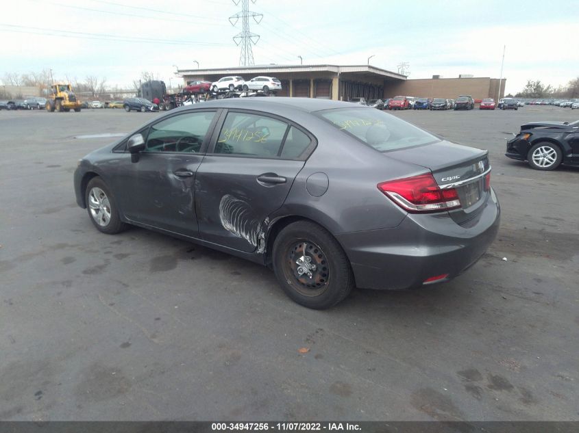 2013 HONDA CIVIC SDN LX 19XFB2F53DE045613