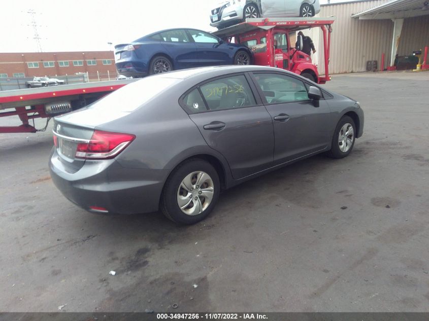 2013 HONDA CIVIC SDN LX 19XFB2F53DE045613