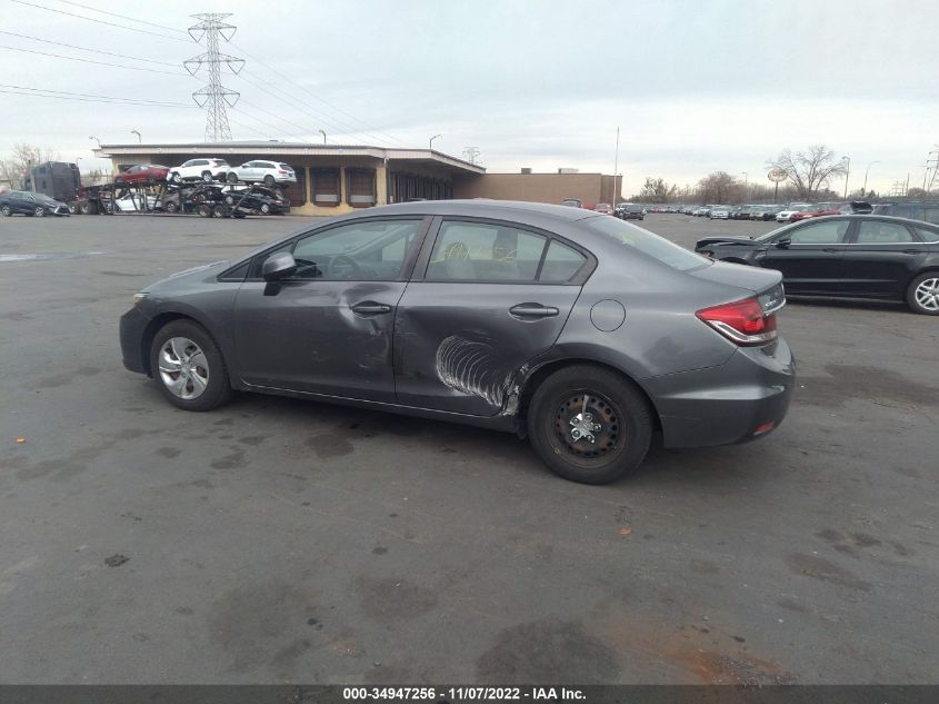2013 HONDA CIVIC SDN LX 19XFB2F53DE045613