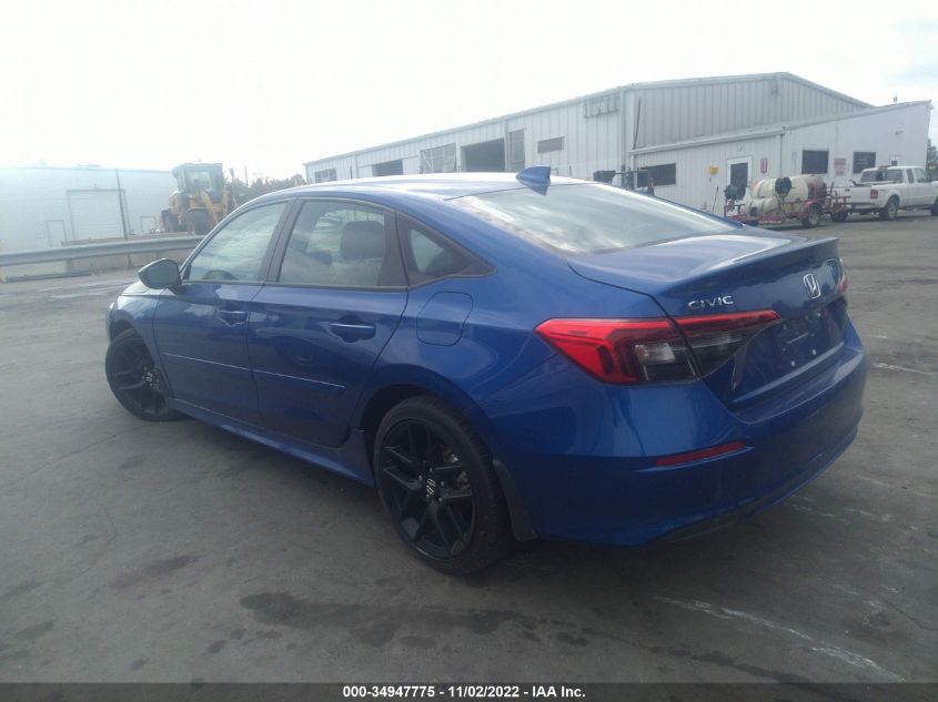 2022 HONDA CIVIC SPORT - 2HGFE2F55NH559185