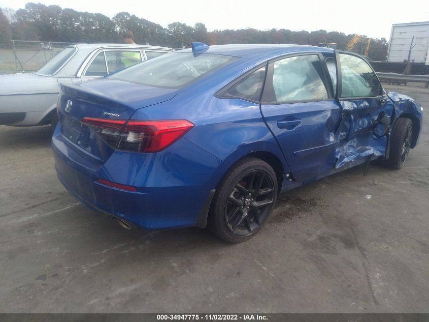 2022 HONDA CIVIC SPORT - 2HGFE2F55NH559185