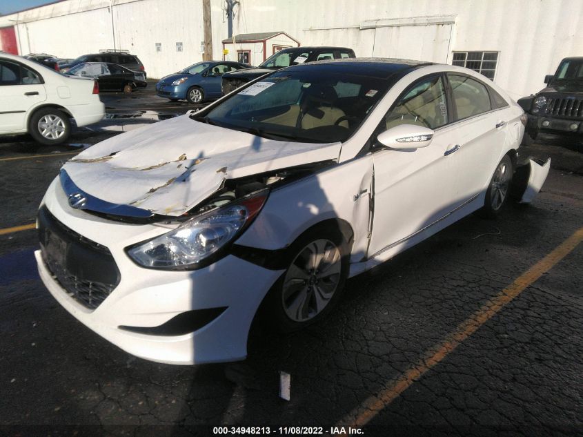 2015 HYUNDAI SONATA HYBRID LIMITED - KMHEC4A47FA118888