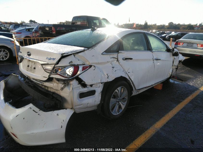 2015 HYUNDAI SONATA HYBRID LIMITED - KMHEC4A47FA118888