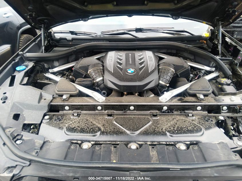 2022 BMW X6 M50I 5UXCY8C04N9L82535