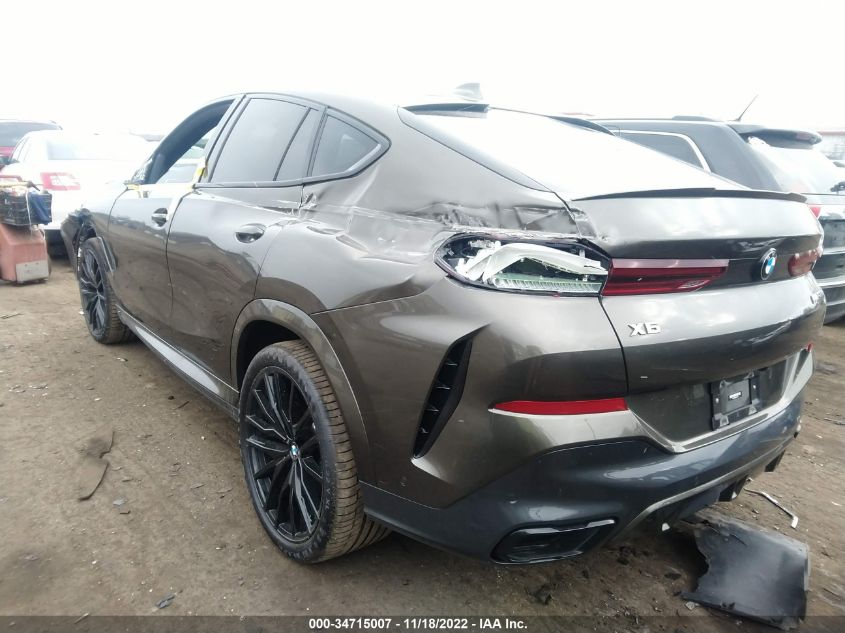 2022 BMW X6 M50I 5UXCY8C04N9L82535
