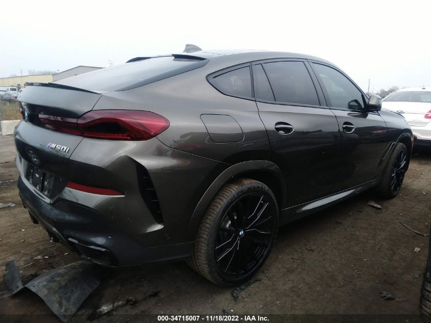 2022 BMW X6 M50I 5UXCY8C04N9L82535
