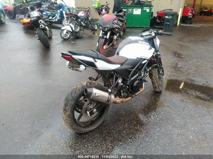 VIN JS1VP55B6K7100987 2019 SUZUKI SV650 A/X