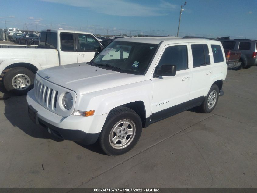 2015 JEEP PATRIOT SPORT 1C4NJPBA1FD285438