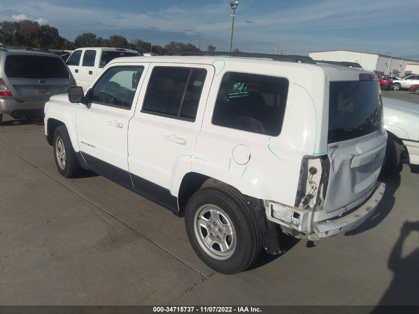 2015 JEEP PATRIOT SPORT 1C4NJPBA1FD285438