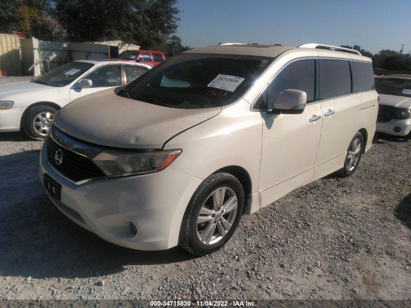 2014 NISSAN QUEST SL JN8AE2KP1E9103253