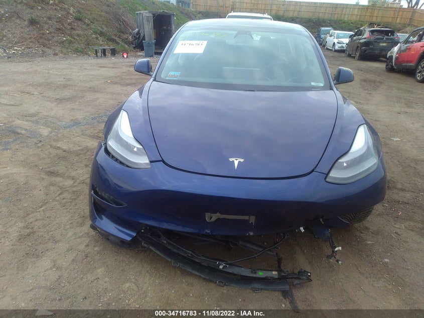 VIN 5YJ3E1EB8MF979885 2021 TESLA MODEL 3 LONG RANGE