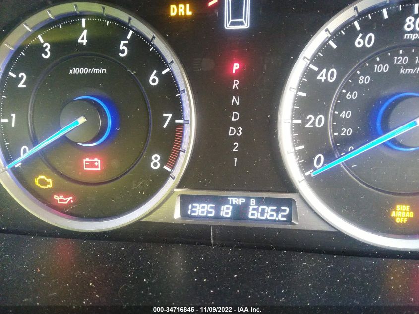 2013 HONDA CROSSTOUR EX 5J6TF3H30DL001773