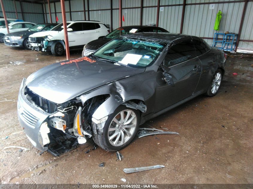 2013 INFINITI G37 CONVERTIBLE BASE JN1CV6FE5DM230512