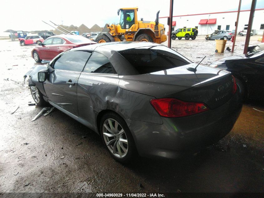 2013 INFINITI G37 CONVERTIBLE BASE JN1CV6FE5DM230512