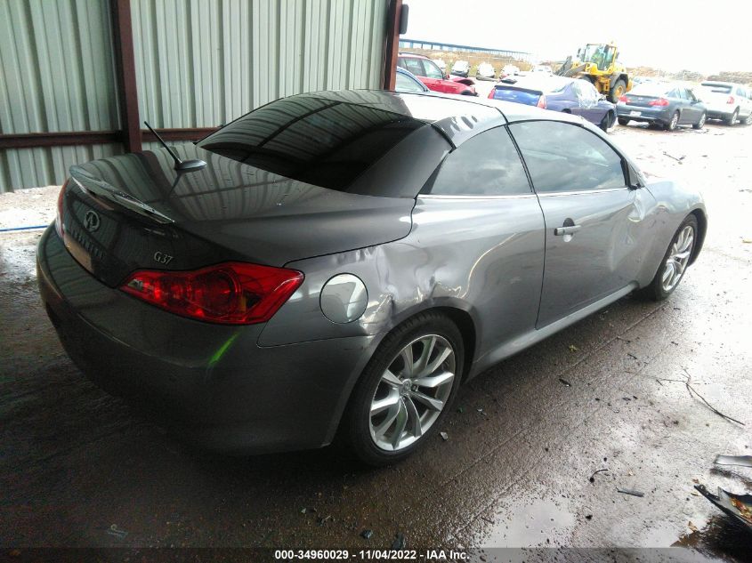 2013 INFINITI G37 CONVERTIBLE BASE JN1CV6FE5DM230512