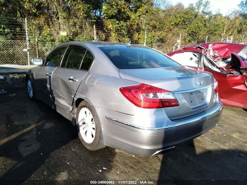 2013 HYUNDAI GENESIS 3.8L KMHGC4DD7DU221826