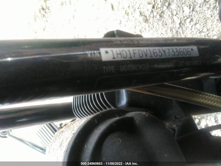 2003 HARLEY-DAVIDSON FLHR 1HD1FDV163Y733606