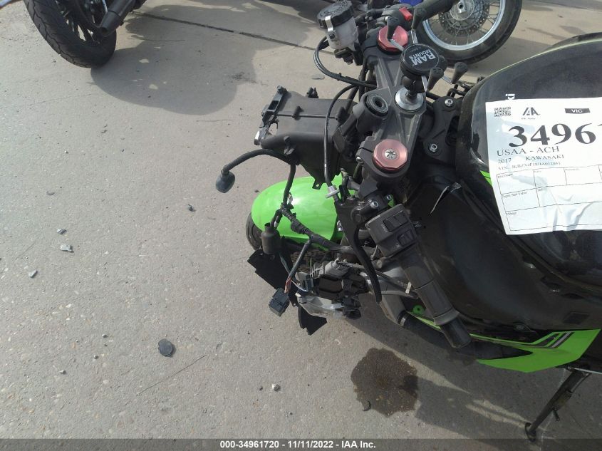 2017 KAWASAKI ZX636 F JKBZXJF18HA012031