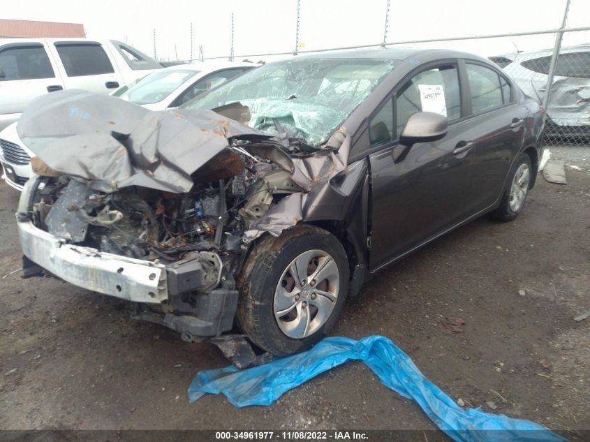 2013 HONDA CIVIC SDN LX 19XFB2F56DE069338
