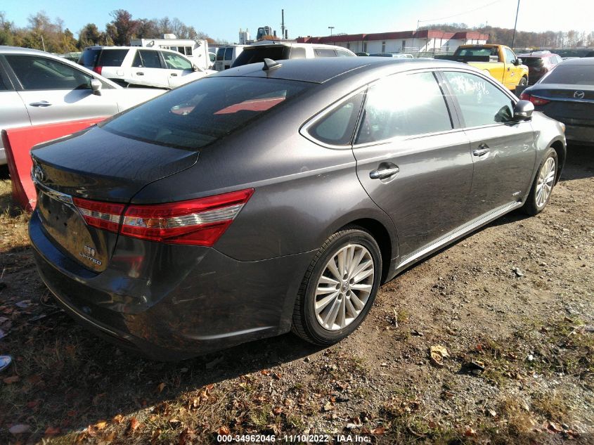 2014 TOYOTA AVALON HYBRID LIMITED/XLE TOURING 4T1BD1EB0EU025795