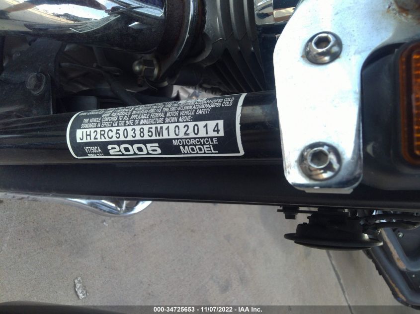2005 HONDA VT750 CA JH2RC50385M102014