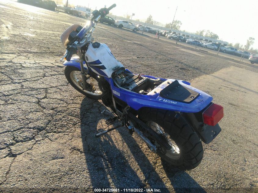 2007 YAMAHA TW200 JYA3AWC007A116677