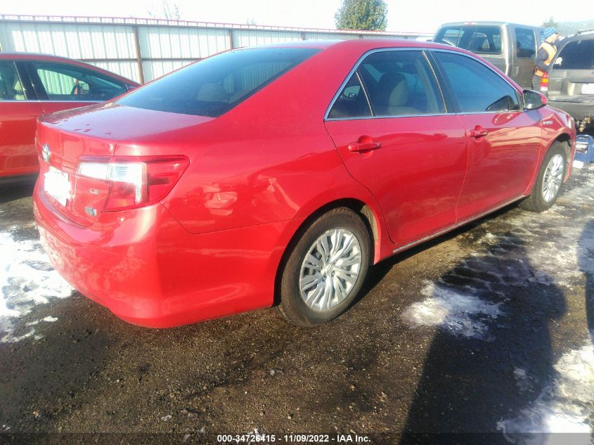 2013 TOYOTA CAMRY HYBRID LE/XLE 4T1BD1FK6DU091233