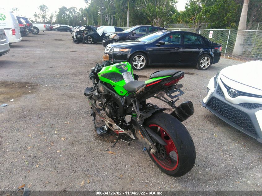 2021 KAWASAKI ZX636 K JKBZXJG19MA015237
