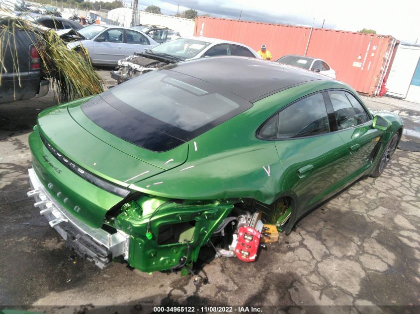 2022 PORSCHE TAYCAN 4S WP0AB2Y16NSA45353