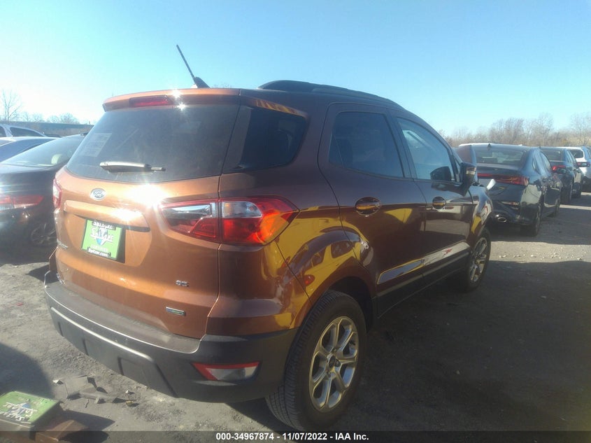 VIN MAJ3S2GE0KC269238 2019 FORD ECOSPORT SE