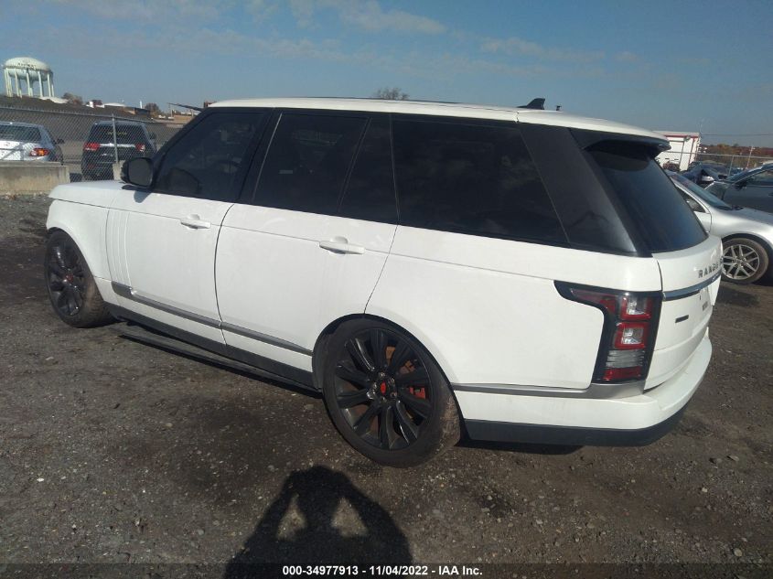 2015 LAND ROVER RANGE ROVER SUPERCHARGED SALGS2TF4FA231600