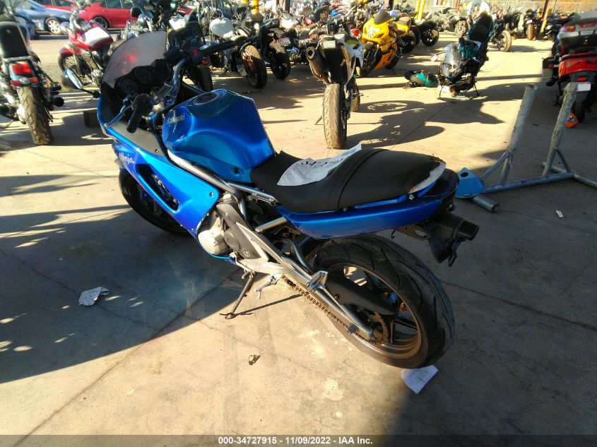 2007 KAWASAKI EX650 A JKAEXEA117A022996