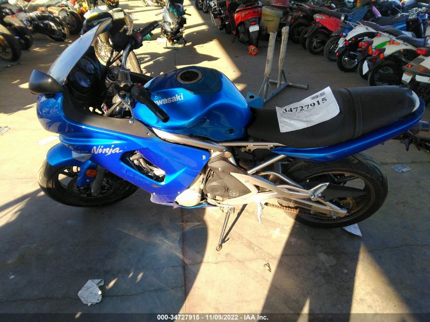 2007 KAWASAKI EX650 A JKAEXEA117A022996
