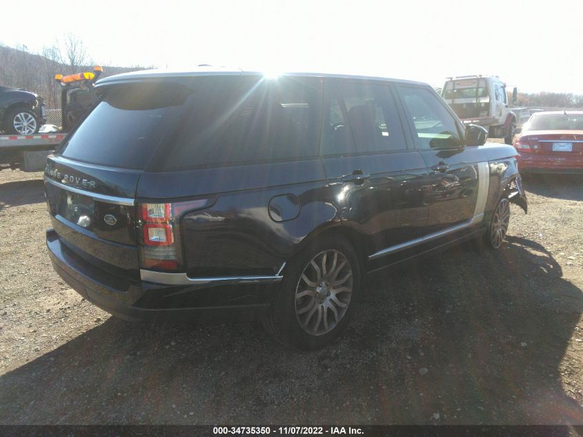 2014 LAND ROVER RANGE ROVER HSE SALGS2WF2EA151044