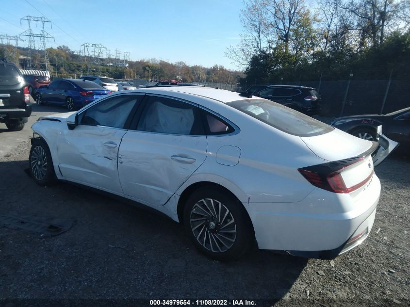 2022 HYUNDAI SONATA HYBRID SEL - KMHL34JJXNA051926