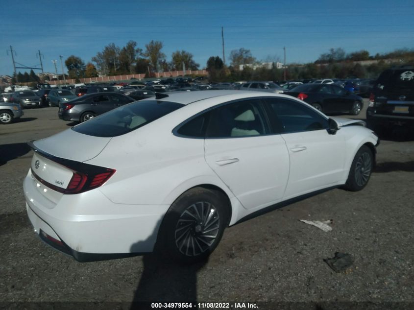 2022 HYUNDAI SONATA HYBRID SEL - KMHL34JJXNA051926