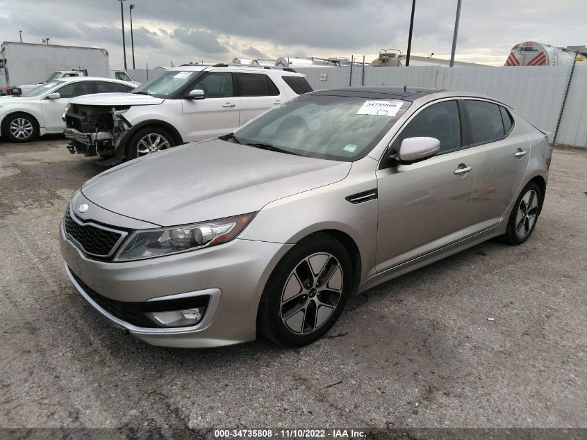 2013 KIA OPTIMA HYBRID EX KNAGM4AD3D5059884