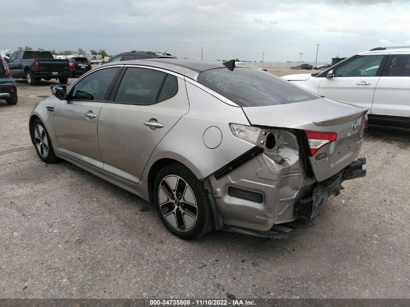2013 KIA OPTIMA HYBRID EX KNAGM4AD3D5059884
