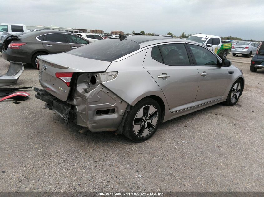 2013 KIA OPTIMA HYBRID EX KNAGM4AD3D5059884