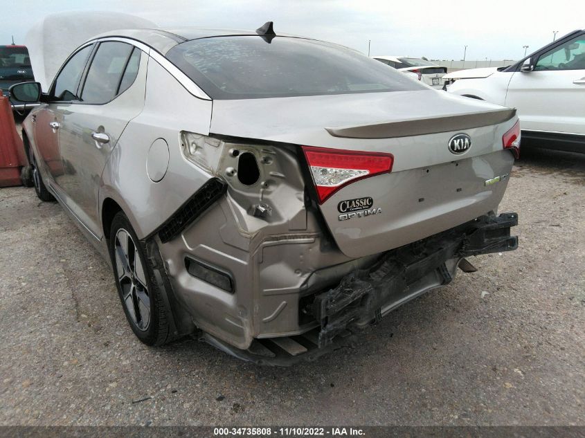 2013 KIA OPTIMA HYBRID EX KNAGM4AD3D5059884