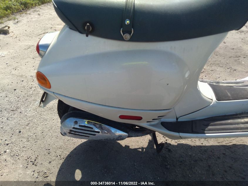 2001 VESPA C161C ZAPC16C1315002989