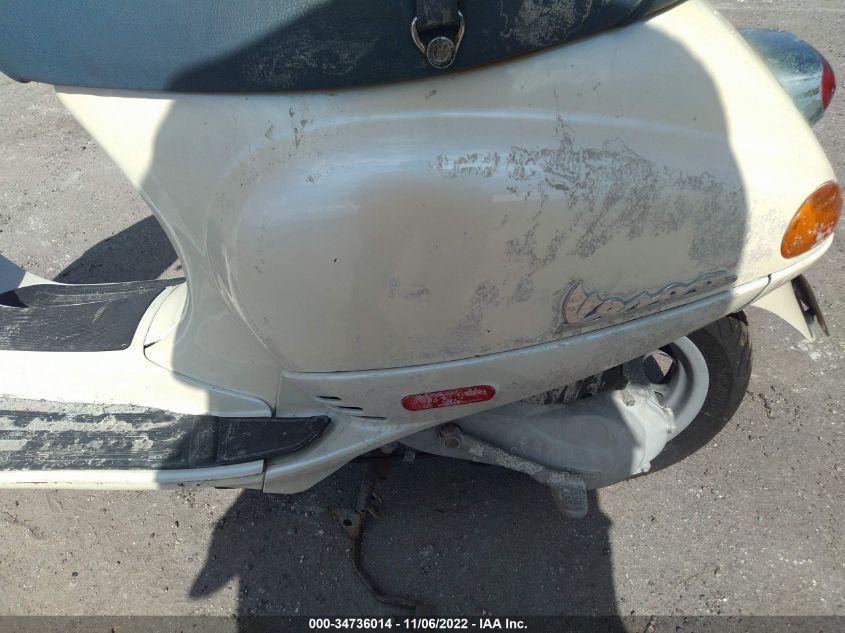 2001 VESPA C161C ZAPC16C1315002989
