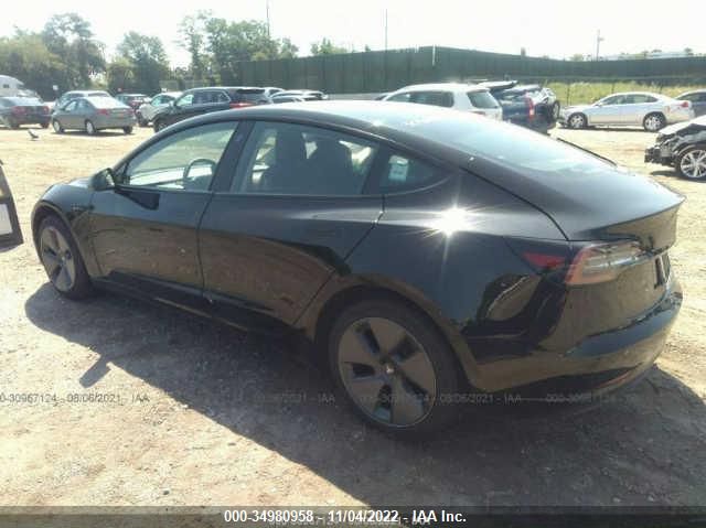2021 TESLA MODEL 3 LONG RANGE 5YJ3E1EBXMF836680