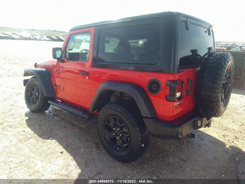 2021 JEEP WRANGLER WILLYS SPORT 1C4HJXAG2MW792398