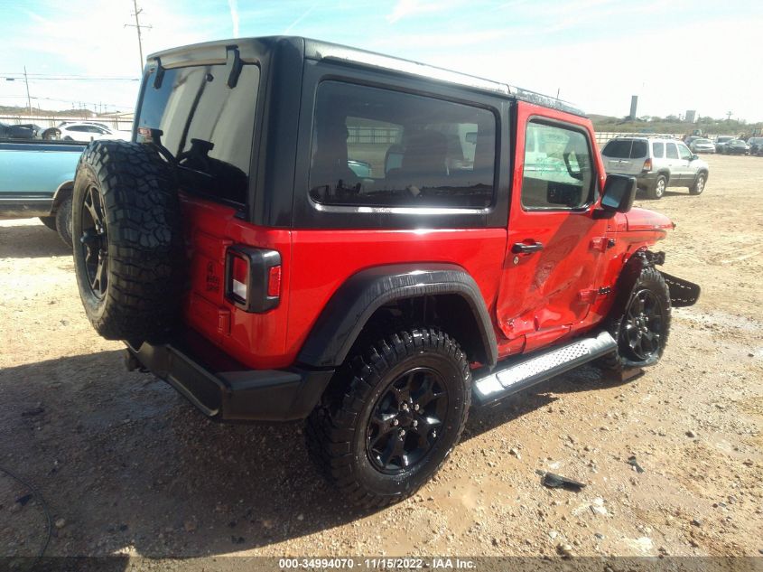2021 JEEP WRANGLER WILLYS SPORT 1C4HJXAG2MW792398