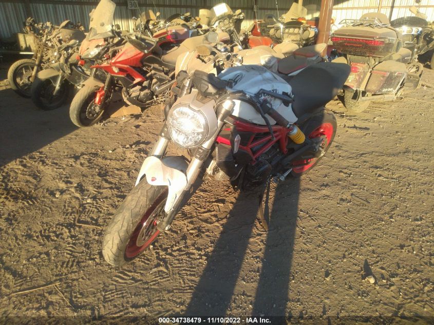 2017 DUCATI MONSTER 797 ZDMMADBM8HB002055