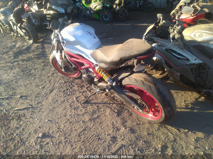 2017 DUCATI MONSTER 797 ZDMMADBM8HB002055