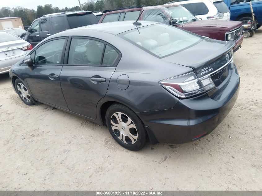 2013 HONDA CIVIC HYBRID 19XFB4F20DE202290