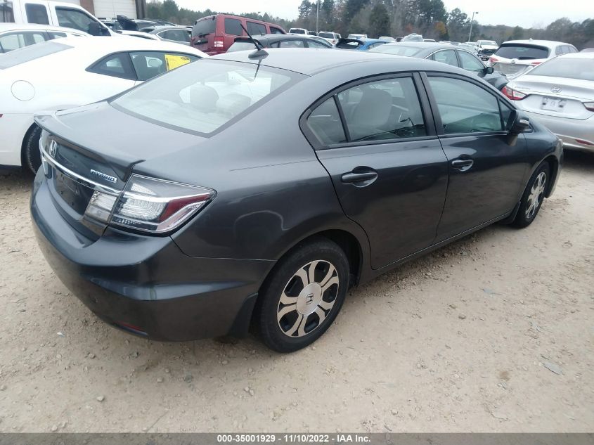 2013 HONDA CIVIC HYBRID 19XFB4F20DE202290