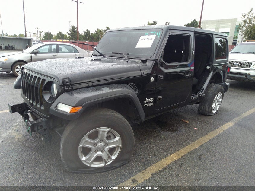 2019 JEEP WRANGLER UNLIMITED VIN: 1C4HJXDN1KW645772